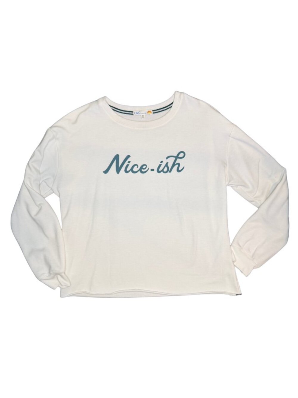 C&C California Nice-ish Graphic Crew Neck Sweatshirt Women’s M